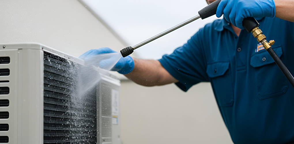 Keeping your air conditioner clean to prevent airflow problems and breakdowns